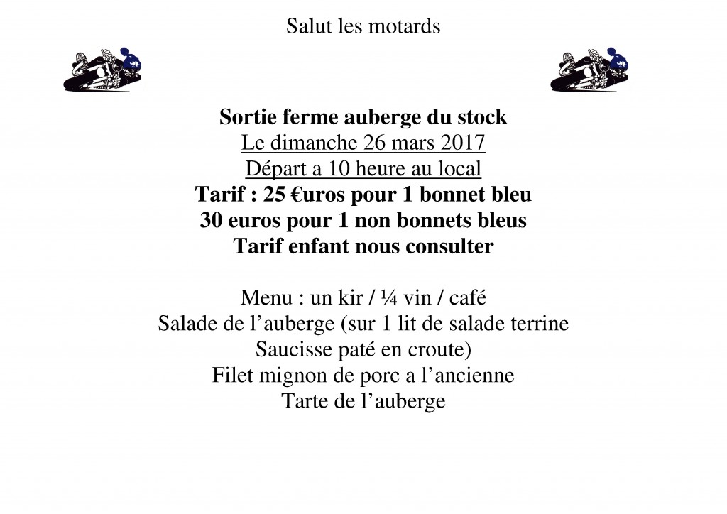 ferme auberge 26 mars 2017